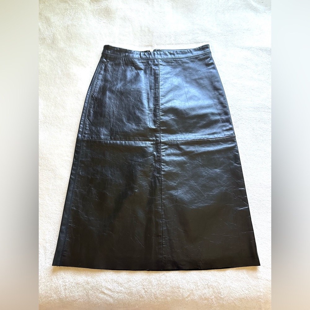 Vintage 90’s Gap leather pencil skirt